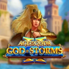 Age Of The Gods: God Of Storms 2 logo by Playtech at Kingbet Casino