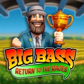 Official Slots logo: Big Bass Return to the Races by Pragmatic Play at Kingbet Casino