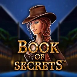 Logo of Book of Secrets from SYNOT Games at Kingbet Casino