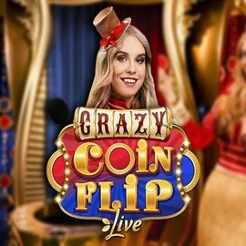 Crazy Coin Flip logo by Evolution at Kingbet CasinoCrazy Coin Flip