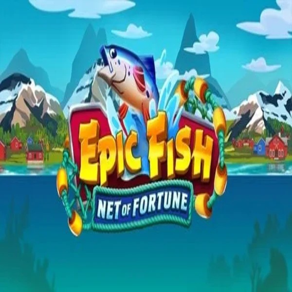 Slots logo of Epic Fish Net of Fortune from Quickspin at Kingbet Casino