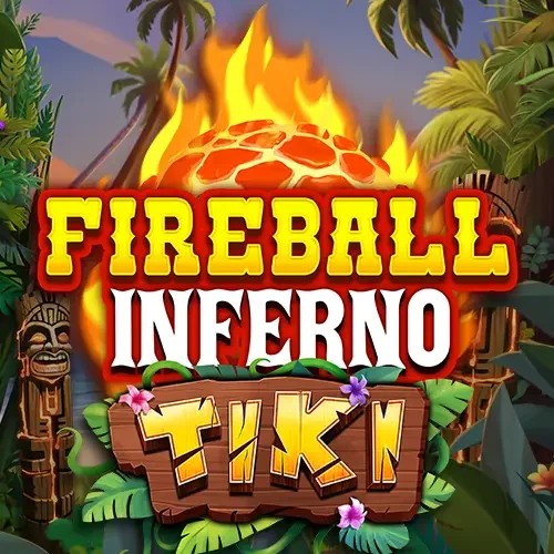 Fireball Inferno Tiki game by NetEnt – logo hosted on Kingbet Casino