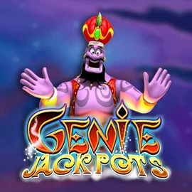 Jackpots logo of Genie Jackpots from Blueprint Gaming at Kingbet Casino