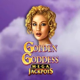 Golden Goddess Megajackpots slot logo by IGT at Kingbet Casino
