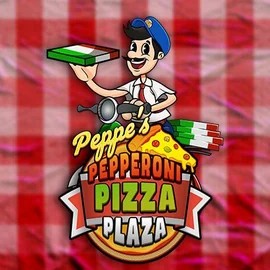 Peppe’s Pepperoni Pizza Plaza logo by Pragmatic Play at Kingbet Casino