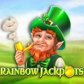 Rainbow Jackpots online game logo by Red Tiger Gaming on 3kingbets.com
