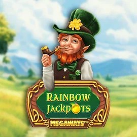 Rainbow Jackpots Megaways online game logo by Red Tiger Gaming on 3kingbets.com