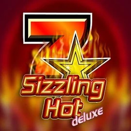 Slots logo of Sizzling Hot Deluxe from Novomatic at Kingbet Casino