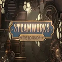 Steamworks The Workshop logo – Slots by Peter & Sons at Kingbet Casino