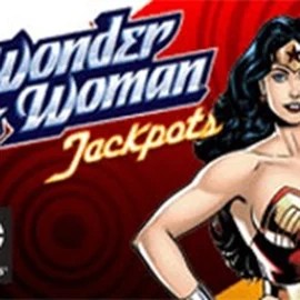 Wonder Woman Jackpots logo by Amaya Kingbet Casino